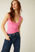 Clean Lines Muscle Cami - Free People - Lucky Pink
